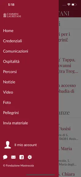 Game screenshot Cammini Lauretani apk