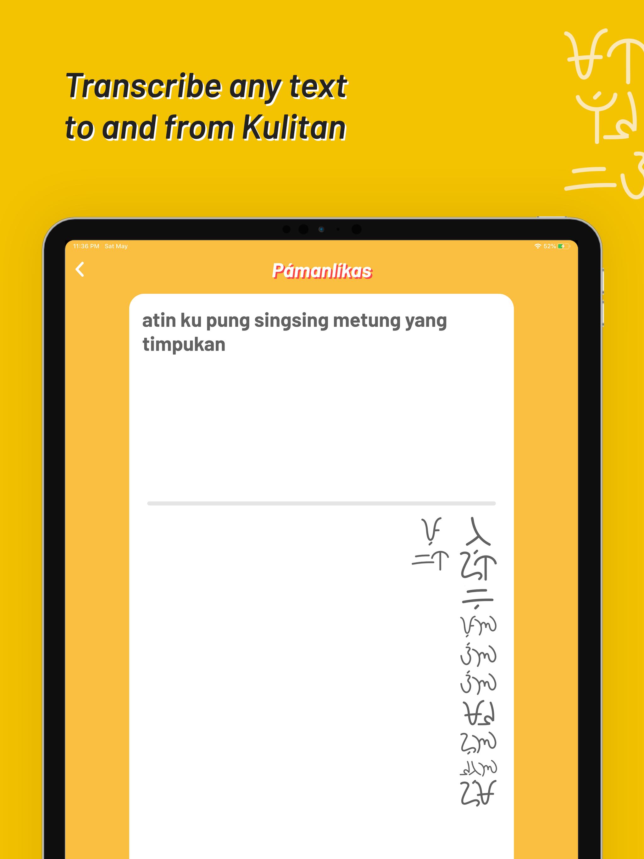 Learn Kulitan (Kapampángan)