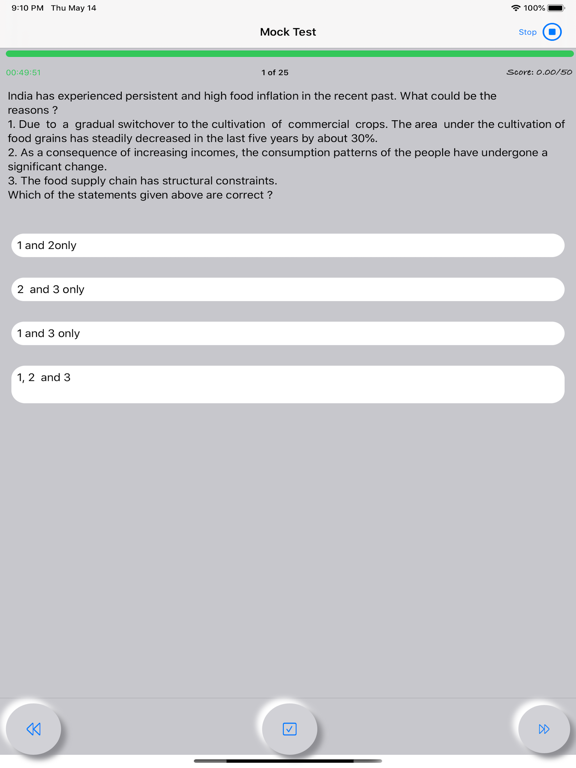 UPSC Prelims Helper iPad screenshot