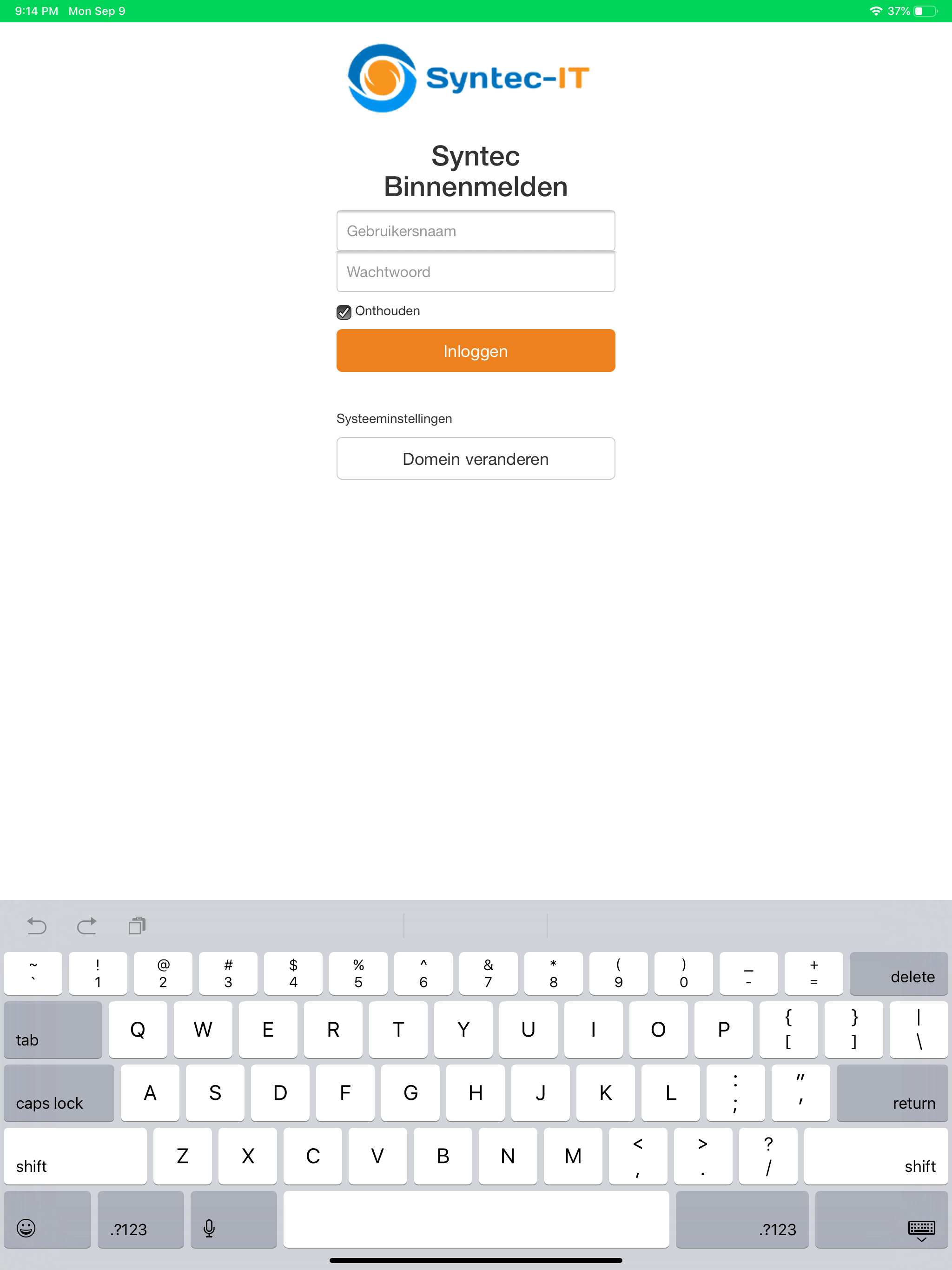 Syntec Binnenmelden
