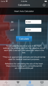 EKG Clinical screenshot