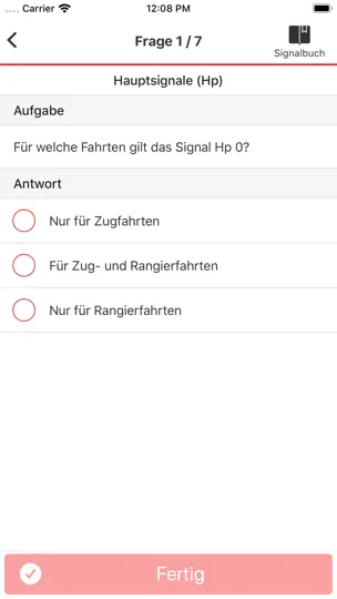 Screenshot von DB Signale auf dem iPhone 4