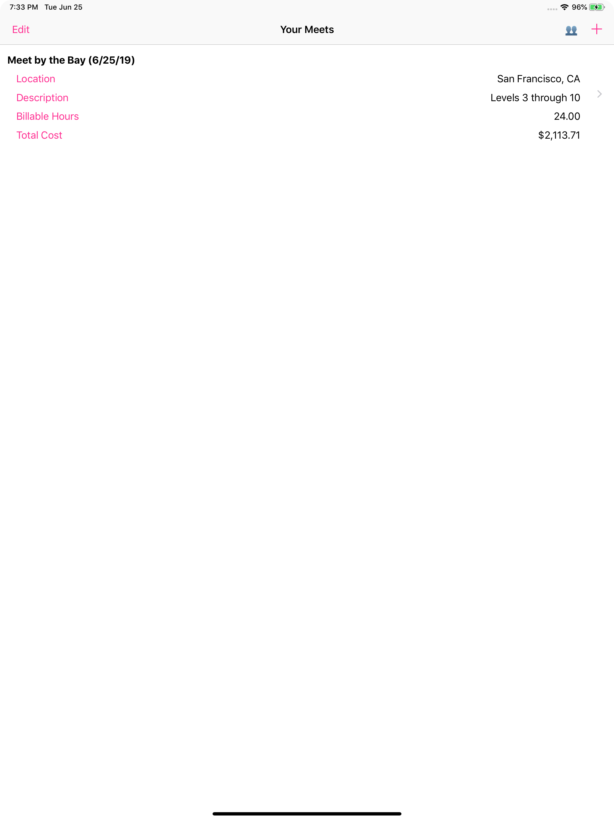NAWGJ Expense Tracking screenshot 3