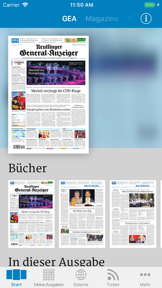 GEA E-Paper screenshot