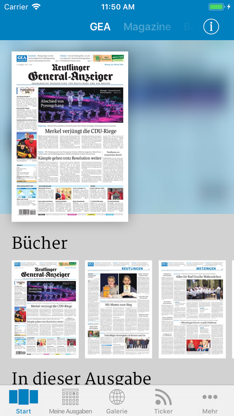 GEA E-Paper screenshot 1