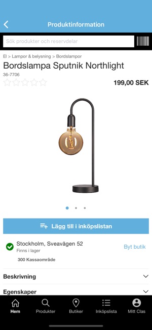 Clas Ohlson on the App Store
