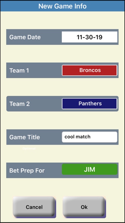 GameBet for Football GamePool