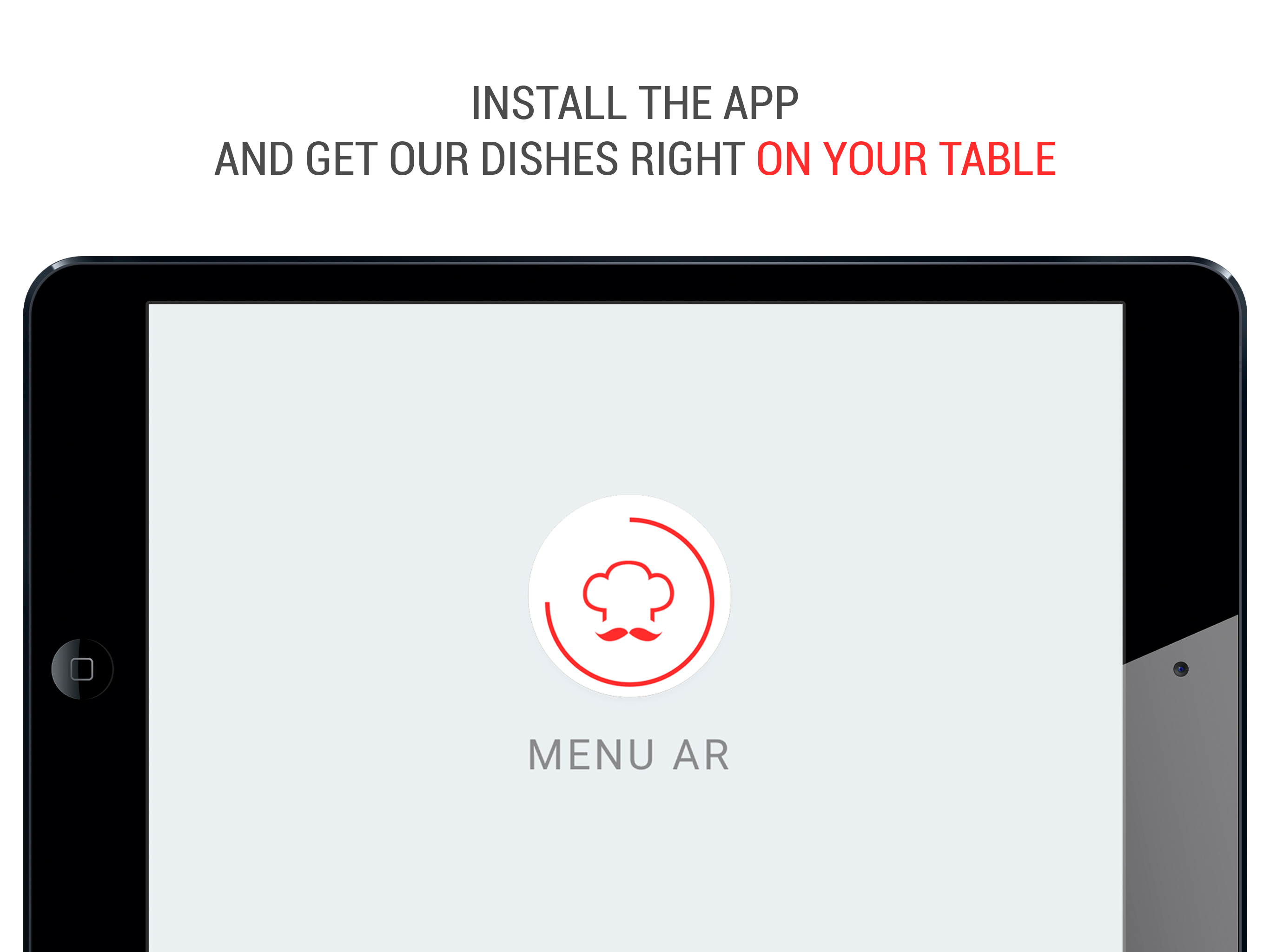 Menu AR Augmented Reality Food