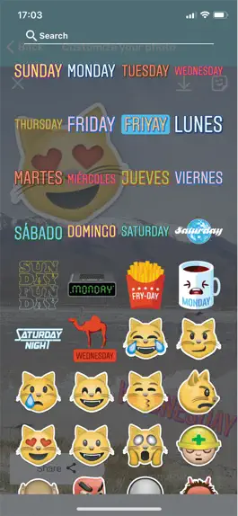 Game screenshot PhotoSticker apk