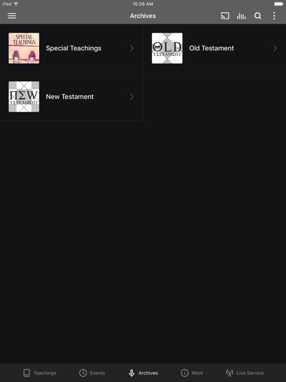 Calvary Chapel Sierra Vista iPad screenshot 2 - Lifestyle app