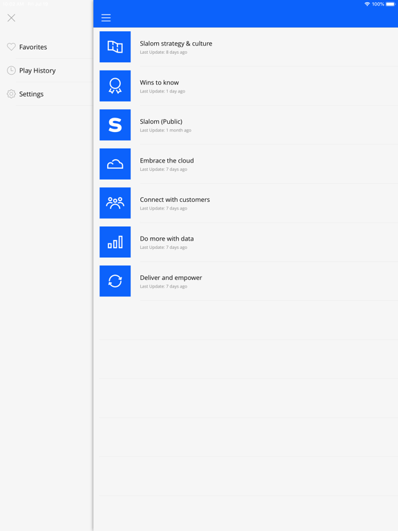 Slalom On Air iPad screenshot 4 - Business app