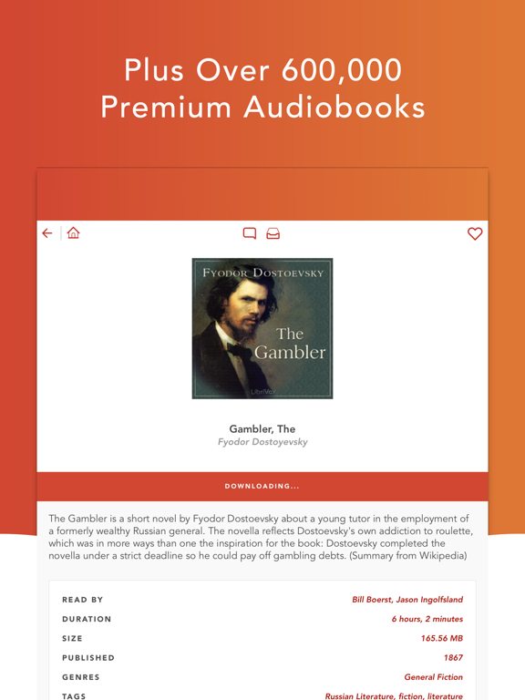 Audiobooks HQ - audio books iPad screenshot 4 - Book app
