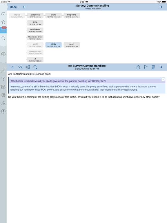 Screenshot #5 pour NewsTap (Usenet Newsreader)