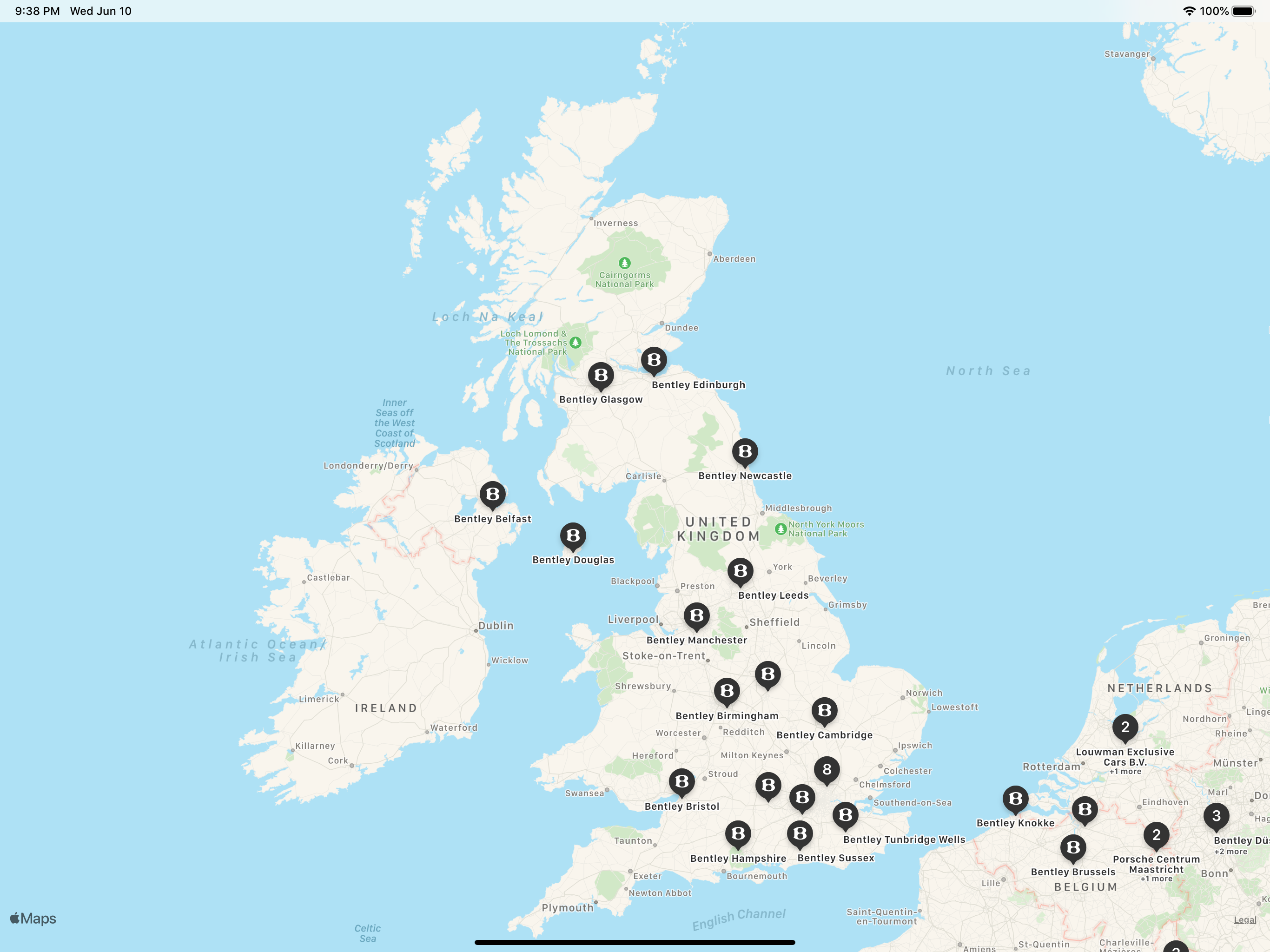 Bentley Dealer Locator screenshot 4