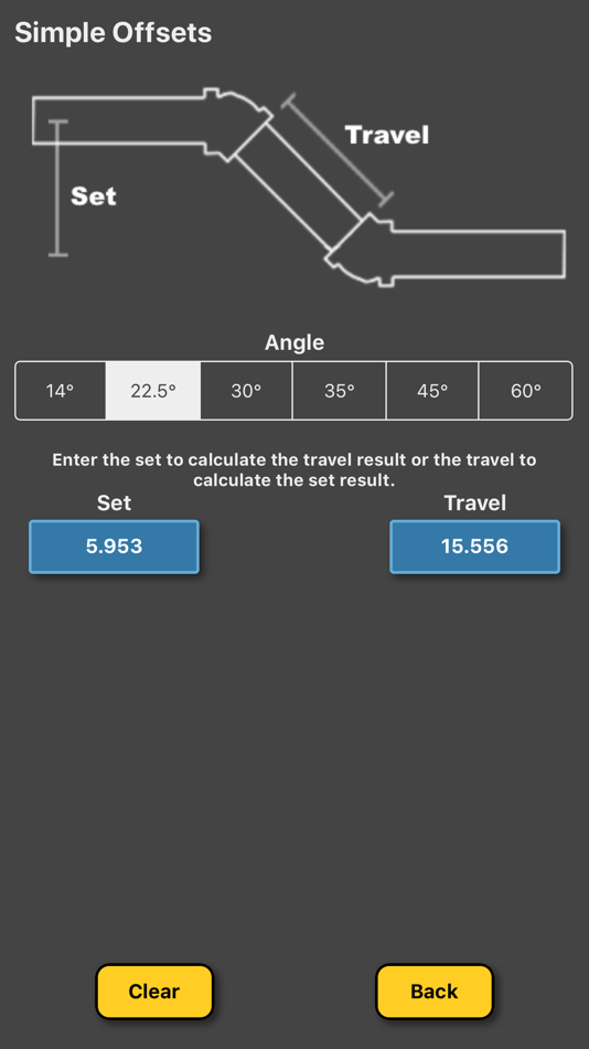#4. Pipe Offset Calculator (iOS) 由: Claire Holmes