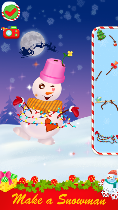 Christmas Dress Up & Snowman Screenshot