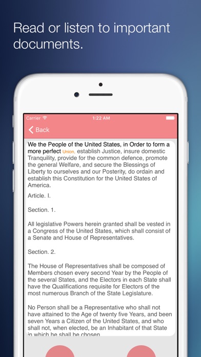 Our Presidents Screenshot