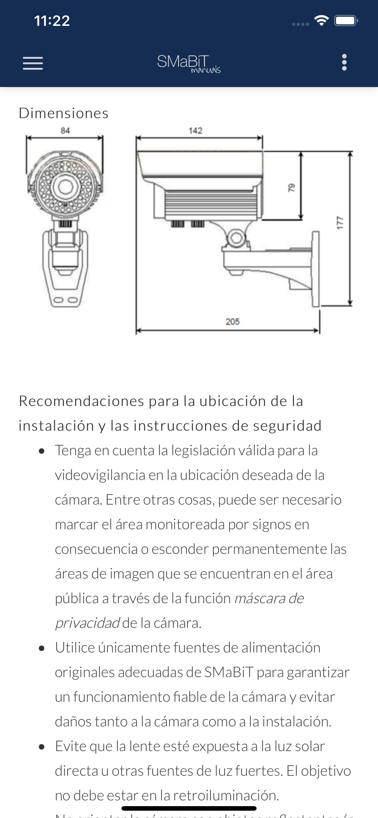 SMaBiT manuals screenshot 3
