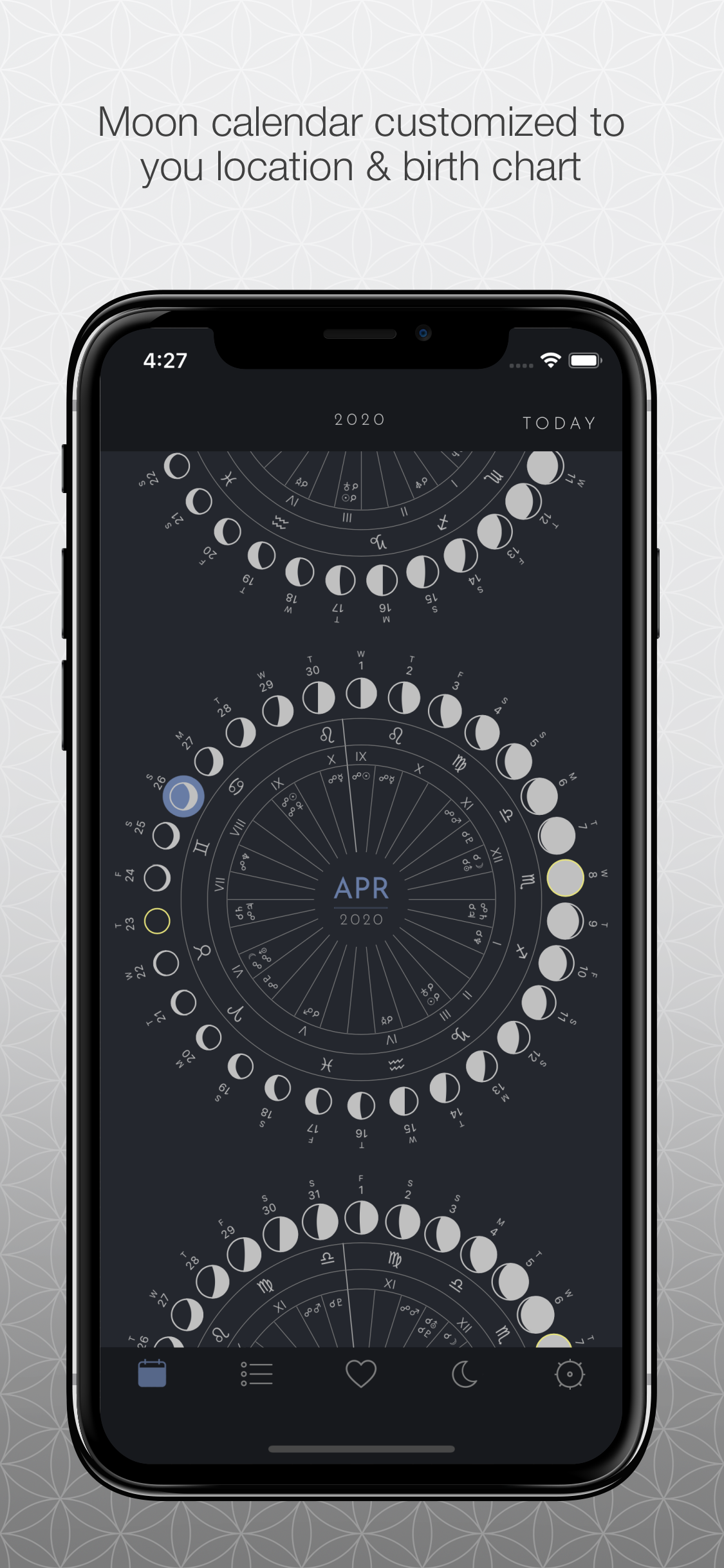 The Moon Calendar