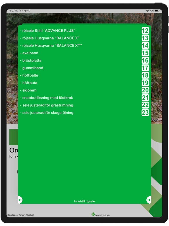 Screenshot #6 pour Röjsåg RA1 Skyddsutrustning