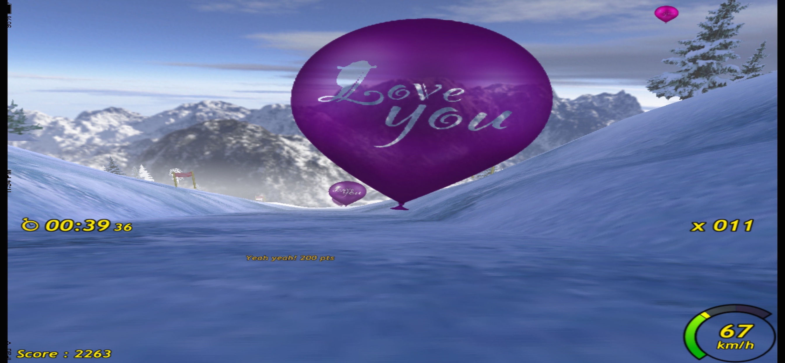 snow ski game