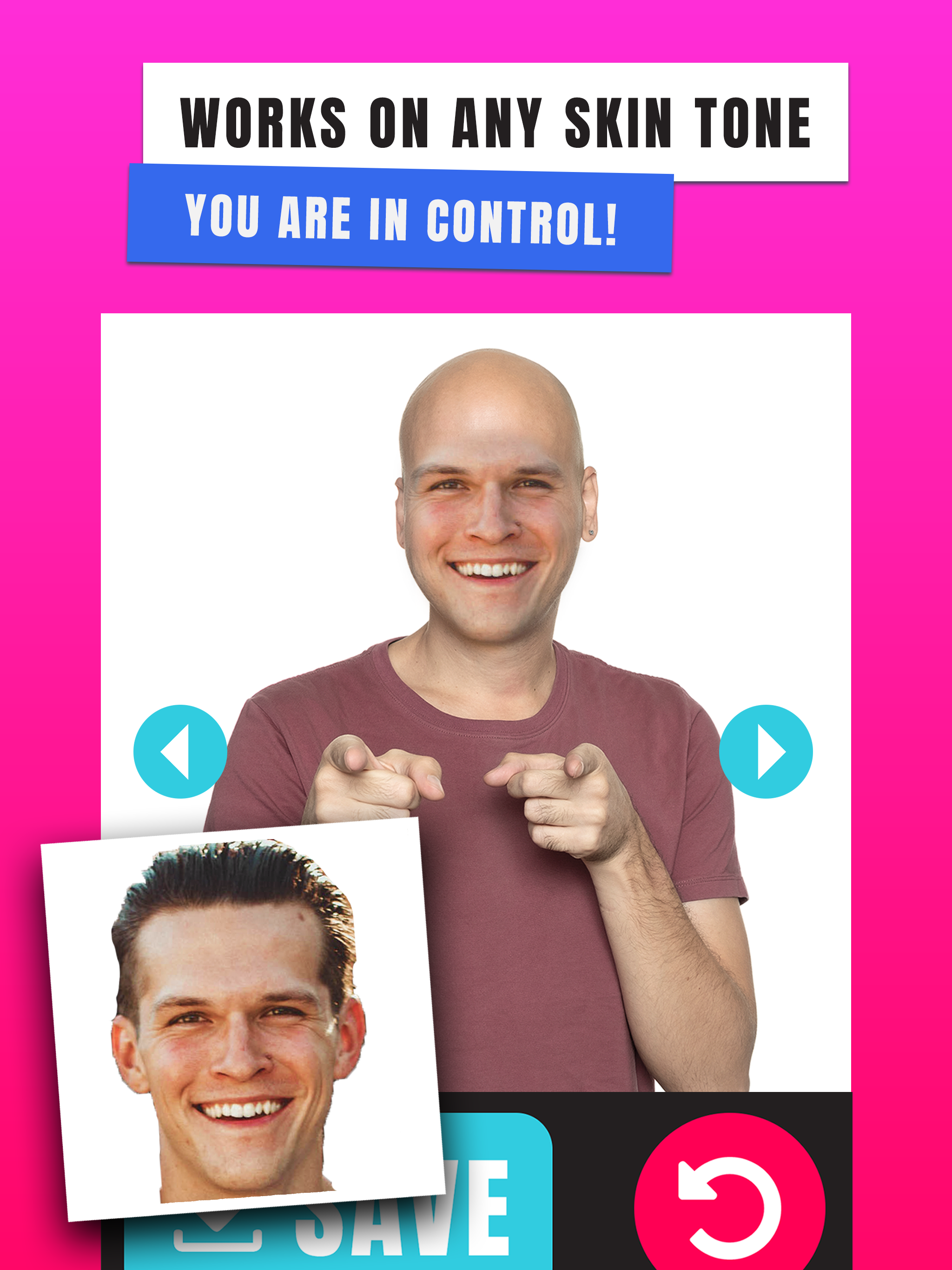 Bald Me Booth: Hair Remove App