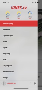 iDNES.cz screenshot #3 for iPhone
