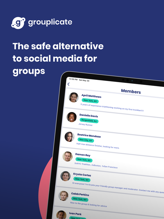 Screenshot #4 pour Grouplicate - Group Networking