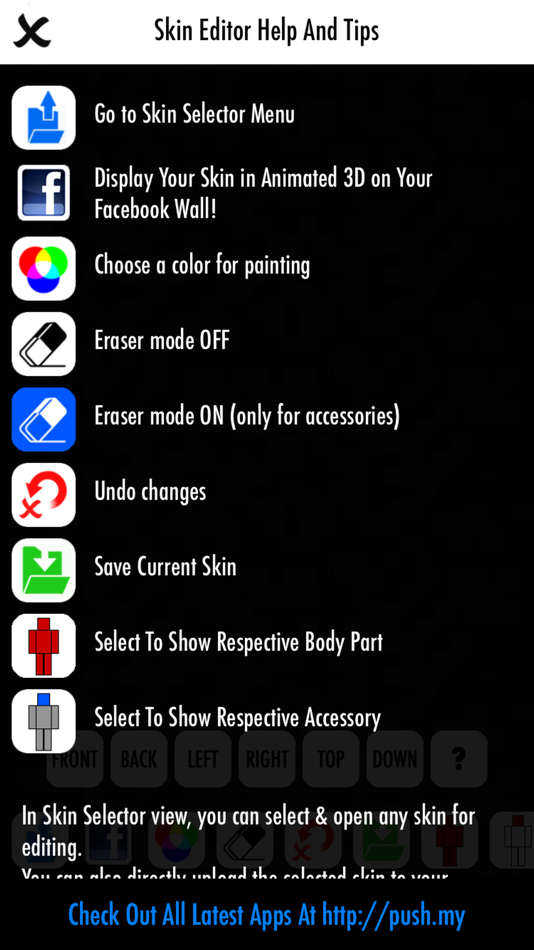 #4. My Skin Editor For Minecraft (iOS) By: aZeR DiLLs
