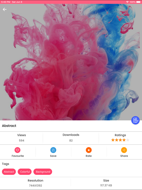 MY HDWallpaper iPad screenshot 7 - Photo & Video app