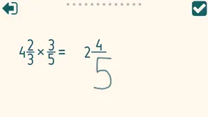 Multiplying Fractions Trainer screenshot 2