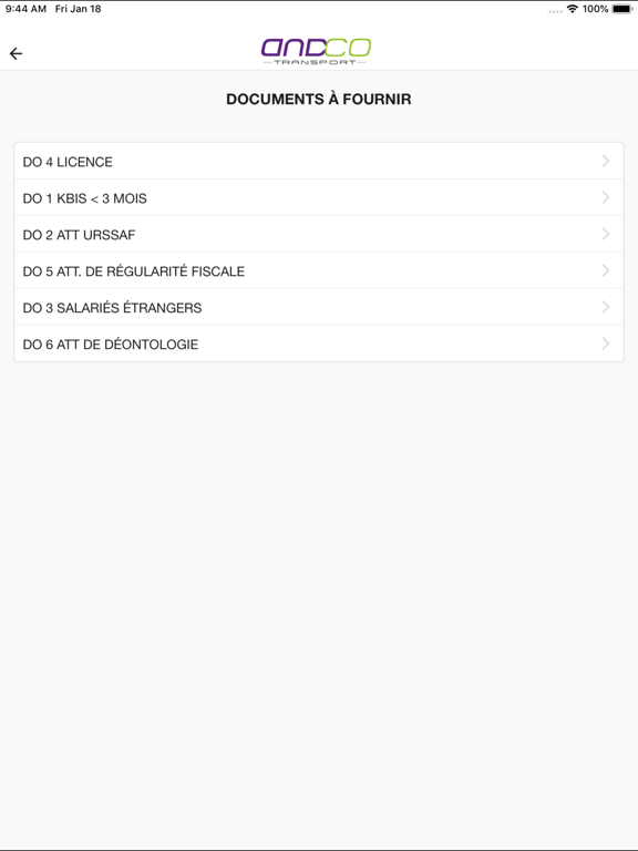 Screenshot #5 pour Andco Transport