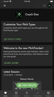 pitchtracker softball iphone screenshot 1