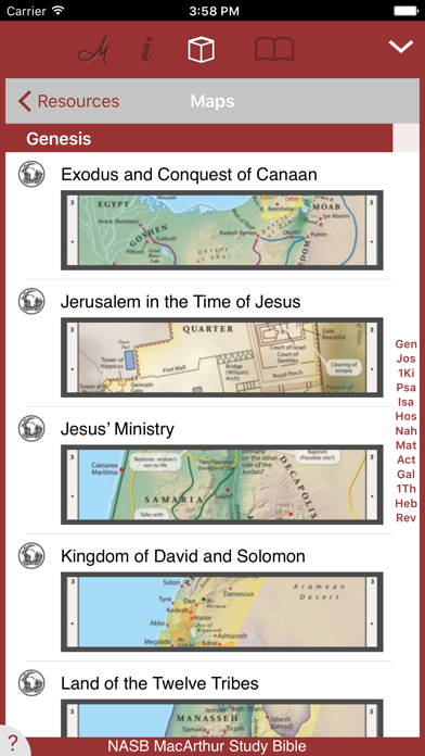 NASB MacArthur Study Bible Screenshot