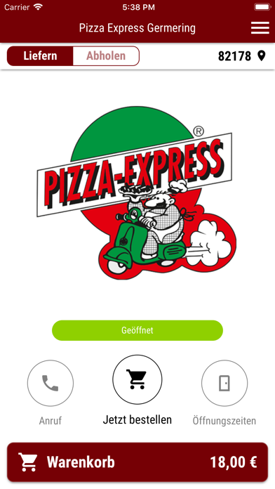 Screenshot #1 pour Pizza Express Germering