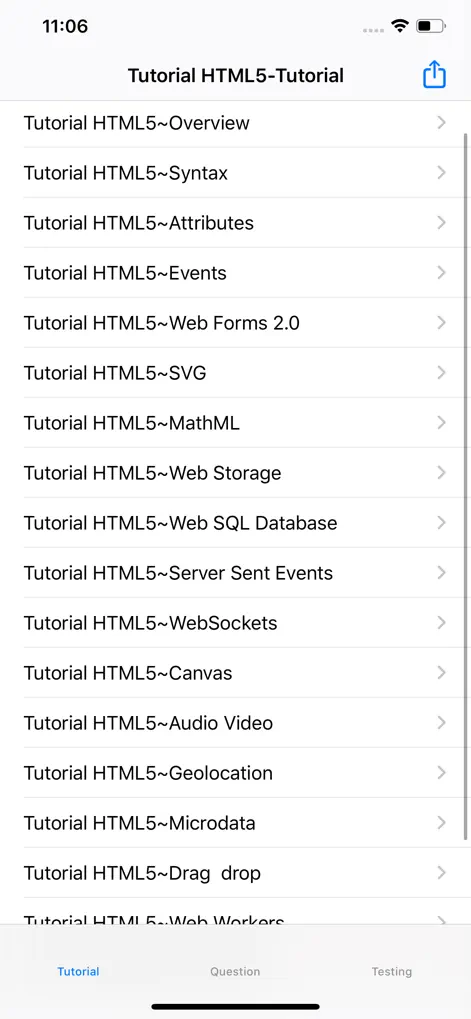 Tutorial for HTML5 - Reference App | MWM