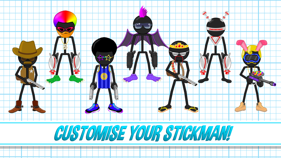 #3. Gun Fu: Stickman 2 (iOS) By: Dobsoft Studios