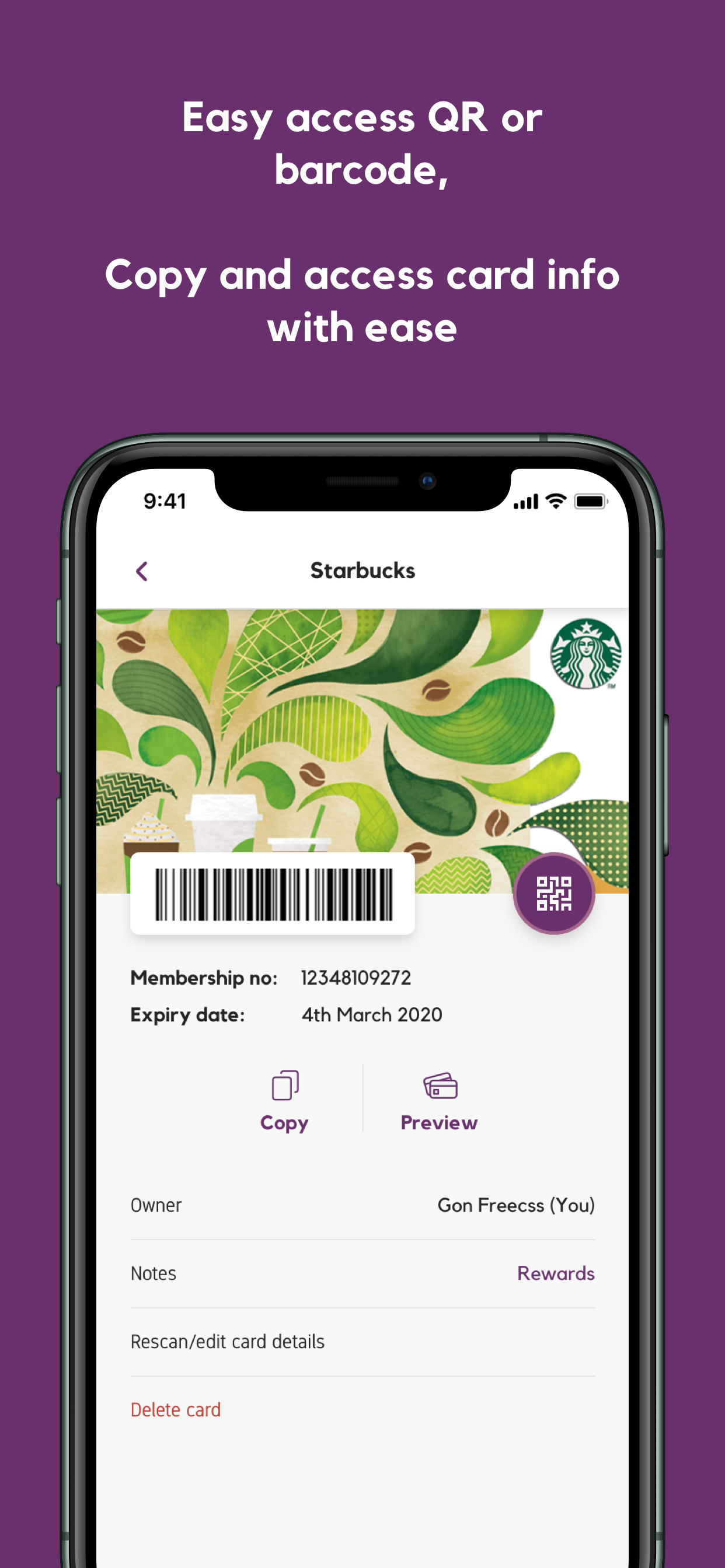 Givs - Loyalty & Reward Cards screenshot 3