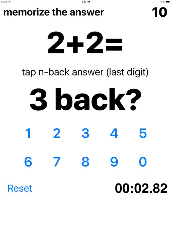 Screenshot #4 pour n-back