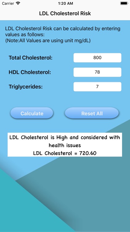 LDL Cholesterol Risk screenshot-4