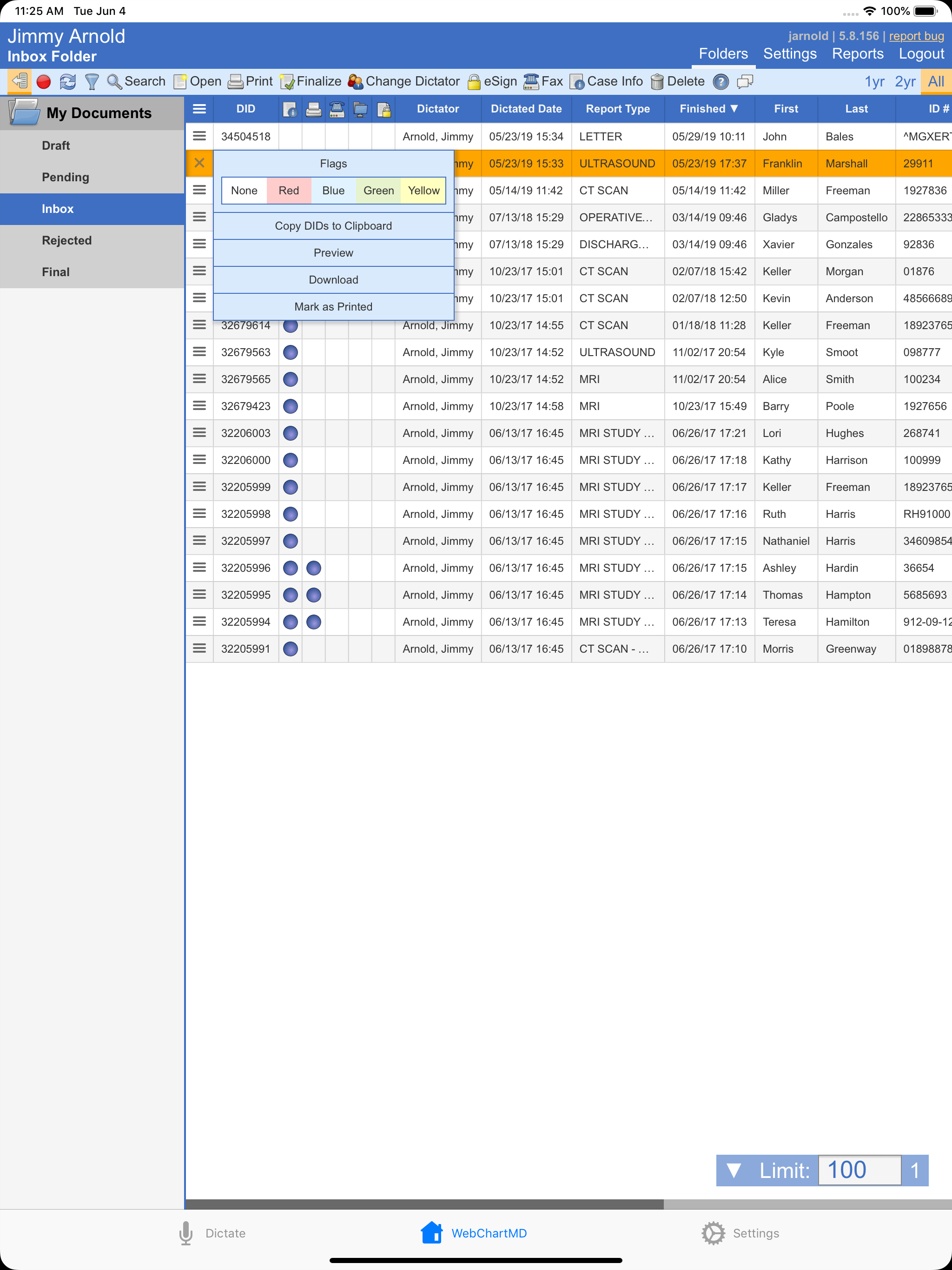 WebChartMD: Dictate and Review screenshot 13