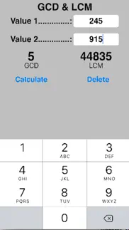 greatest common divisor iphone screenshot 1