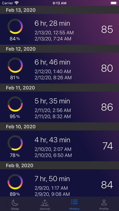 Screenshot #3 pour RESPIO Sleep Coach