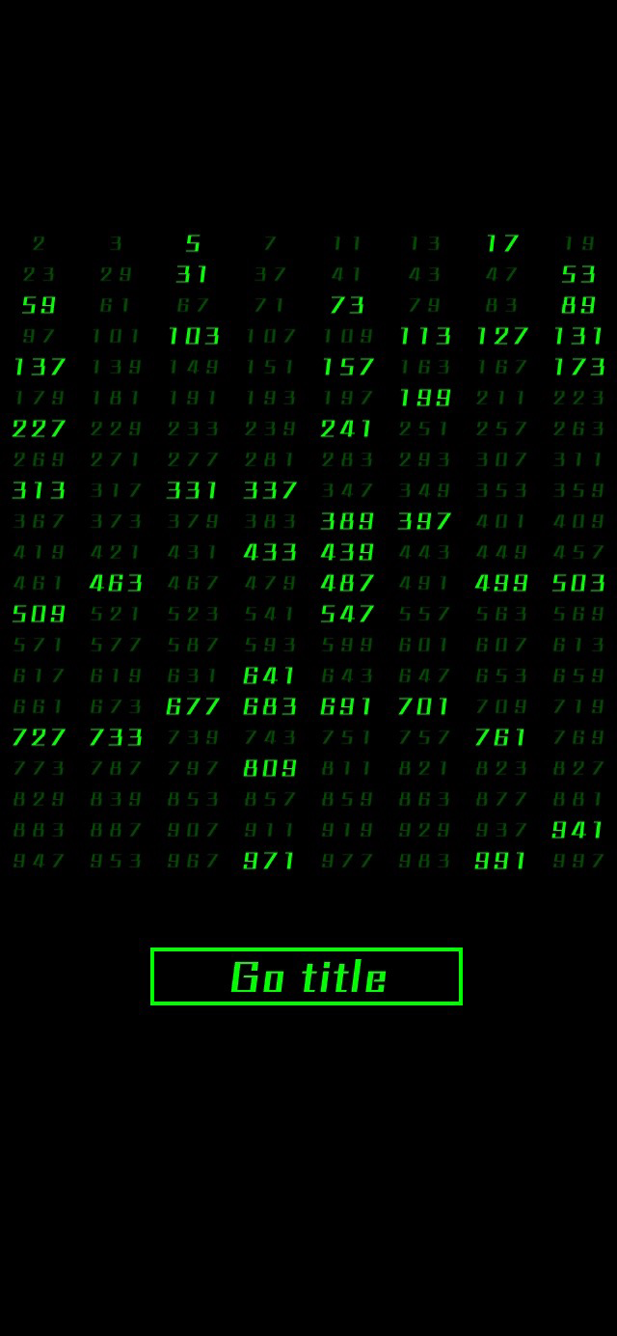 Prime Number Puzzle
