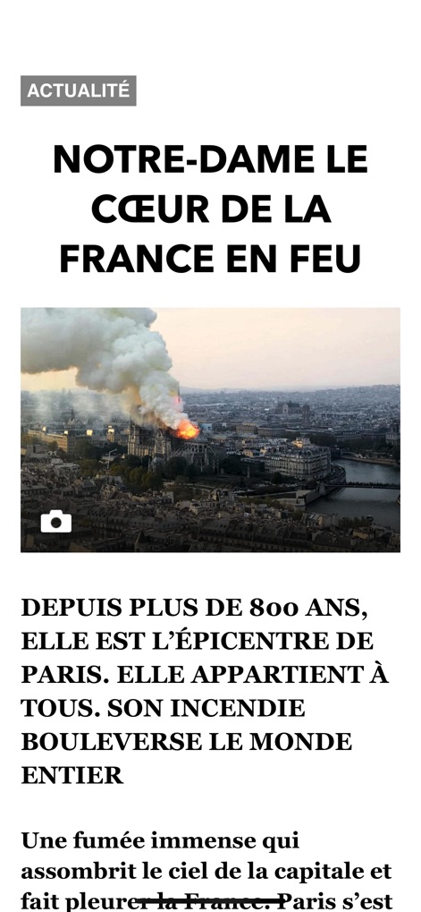 L'ancienne app Paris Match - paris-match-magazine-notre-dame-fire