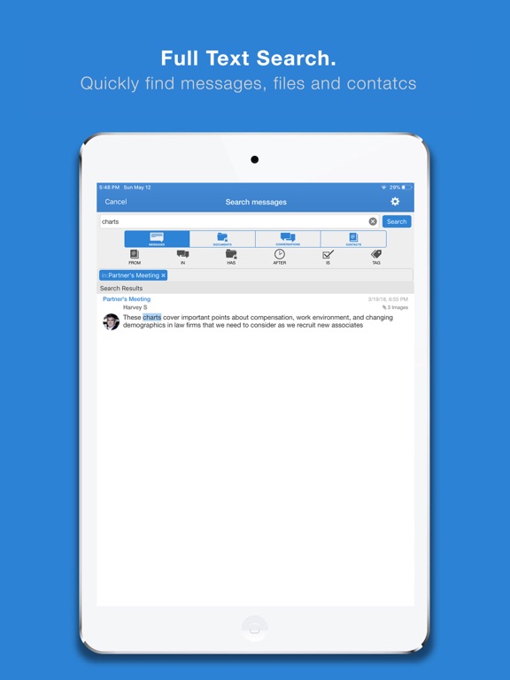 ArmorText Secure Messenger iPad screenshot 5 - Business app