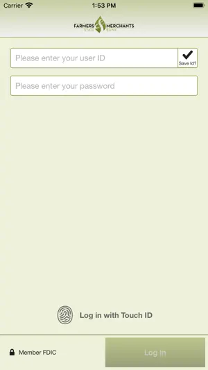 F&M State Bank Mobile Business screenshot 2