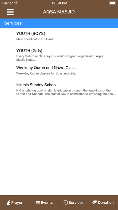 AQSA Masjid iPhone screenshot