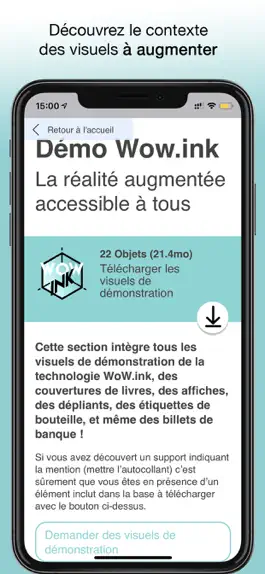 Game screenshot Wow.ink - Réalité augmentée apk