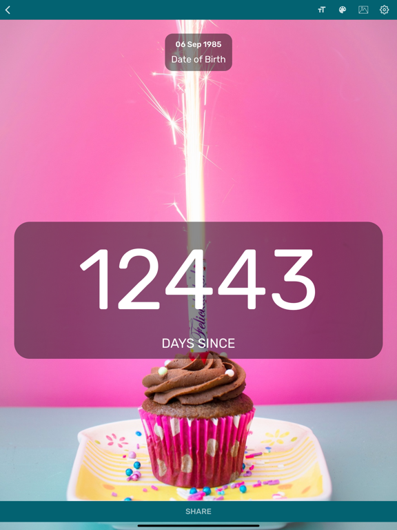 Countdown App - Day Counter iPad screenshot 9 - Utilities app